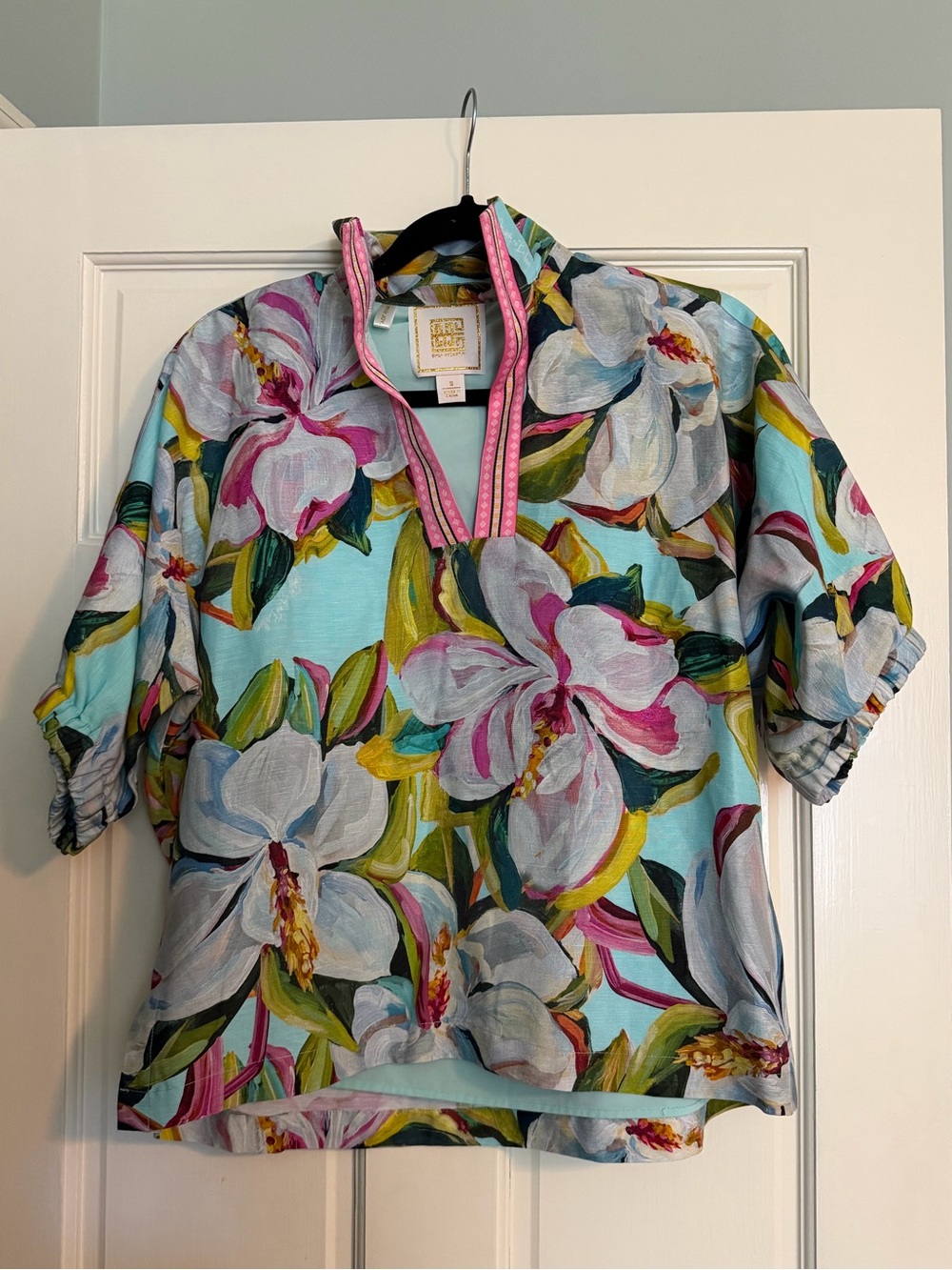 Emily McCarthy Poppy Magnolia Top Blouse